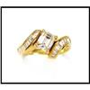 Image 1 : Emerald Cut Diamond Designer Ring(was $6800) #1682161
