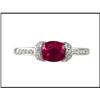 Image 1 : Designer Platinum Ruby Diamond Ring(was $1450) #1682198