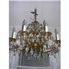 Image 1 : Exquisite French Bronze Crystal Chandelier - 8 #1682273