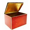 Image 1 : Russian silver box with red lacquer #1682363