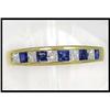 Image 1 : 18K HALF ETERNITY RING PRINCESS DIAMONDS #1695856