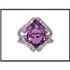 Image 1 : WORLD CLASS AMETHYST DIAMOND RING WAS $1750.00 #1695863