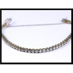 Sparkling 14K Yellow Gold Diamond Tennis #1695870