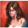 Image 1 : ORIG OIL PAINTING PORTRAIT OF A YOUNG LADY #1696161