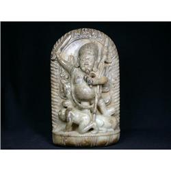 Jade Superb Sino-Tibetan Figure #1696248