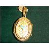 Image 1 : VICTORIAN  OVAL GOLD LOCKET #1696475