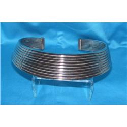 Estate Italian Sterling Silver Necklace Collar #1696486