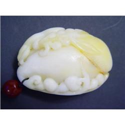 Chinese carved  jade  Pendant #1696505