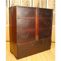 Japanese Antique Kyoto Isho Tansu for Clothing #1696520