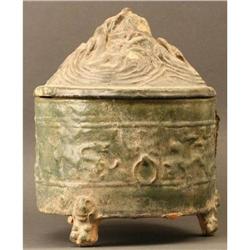 Chinese Han Dynasty Terracotta Sacred Hills Jar#1696527