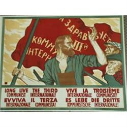 Rare Original Communist International Poster by#1696591