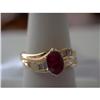 Image 1 : Ruby and Diamond Wedding Set 1.24 carats TW #1696631