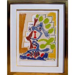 Pablo Picasso Framed Lithograph, Le Peintre #1710836