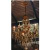 Image 1 : Pair of Bronze and Crystal Chandeliers #1710951