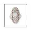 Image 1 : Long Edwardian Style 1.45 Carat Diamond #1711134