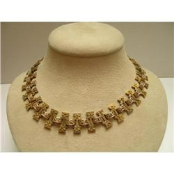 18 Ct. Gold Victorian Medieval Necklace #1711160