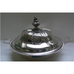 George III Sterling Silver Covered Dish London #1711162