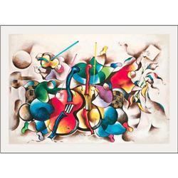 David Schluss, Moonlight Jazz,  on Canvas #1711364