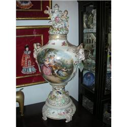 Meissen Palace Urn Hand painted 1840 #1711381