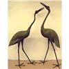 Yoshida Susumu Bronze Japanese crane Statues #1711428