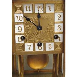 French Art Nouveau  Quarter Hour Repeater Clock#1711435