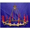 Rare 19c French Bronze 10 Arm Candelabra Lamp #1711441