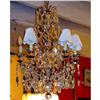 Image 1 : French Crystal and bronze Chandelier 6L #1711535