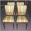Image 1 : Set of 4 1930's Italian Mahogany Chairs*NEW #1724958