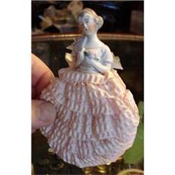 POWDER PUFF PIN CUSHION DOLL #18 #1725067