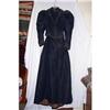 Antique Black Silk Tafeta Victorian Dress #1725112