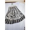 Vintage Hand Painted Axtec Mexican Skirt #1725113