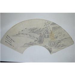20th Century Chinese Fan Painting #1725128