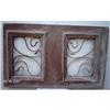 French Colonial Door Iron Pine Transom #1725214