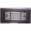 French Colonial Door Pine Iron Transom #1725216