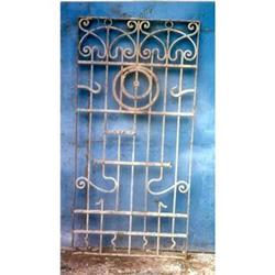Wrought Iron Antique Gate, No Welds #1725232