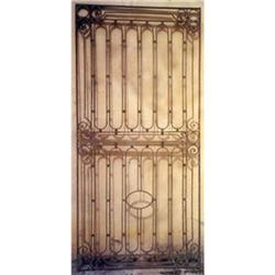 Wrought Iron Antique Ornate Gate #1725233