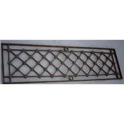 Wrought Iron Antique Panel Window, No Welds #1725270