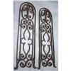 Pair of Wrought Iron Antique Panels Windows #1725271