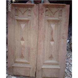 French Colonial Double Pine Doors #1725278