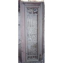 French Colonial Pine Iron Door Panel #1725287