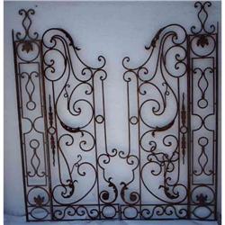 Wrought Iron Double Entry Gates Screens divider#1725309
