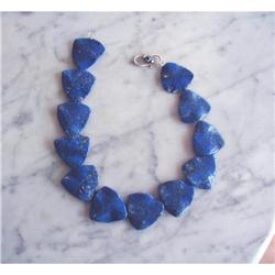 SPECTACULAR LAPIS LAZULI CHOKER /LAPIS CLASP #1725401