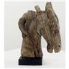 174 - Carved Horse Head Statue #1725490