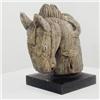 176 - Carved Horse Head Statue #1725491