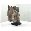 177 - Carved Horse Head Statue #1725492