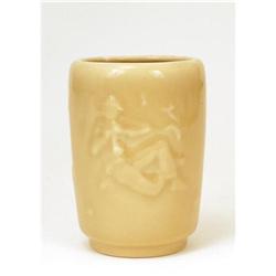 Rookwood Butter Glaze Repousse Shepherd Vase #1725538