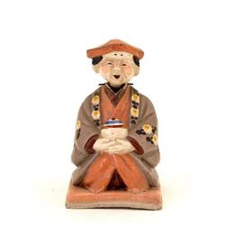 Japanese Kyoto Pottery Satsuma Nodder Doll #1725557
