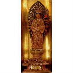 Old Japanese Lacquer Travel Shrine Buddha Zushi#1725559