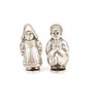 Plated Silver Salt Pepper Boy & Girl Figurine #1725579
