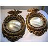 Image 1 : Regency Eagle Crest Gilt Convex Mirrors!  #1725595